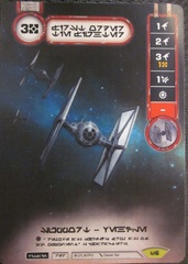 First Order TIE Fighter - Aurebesh Promo